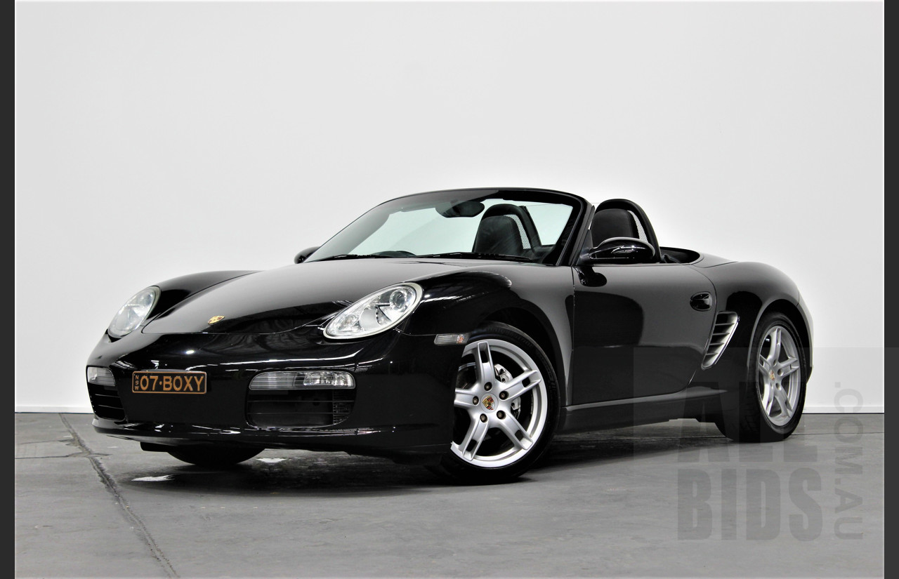 1/2007 Porsche Boxster 987 MY07 2d Roadster Basalt Black 2.7L