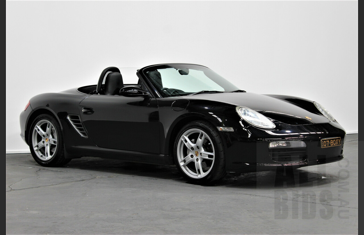 1/2007 Porsche Boxster 987 MY07 2d Roadster Basalt Black 2.7L