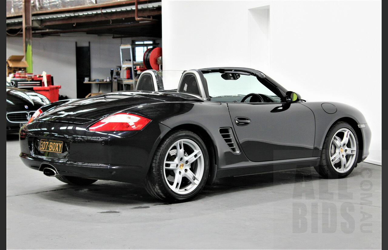 1/2007 Porsche Boxster 987 MY07 2d Roadster Basalt Black 2.7L