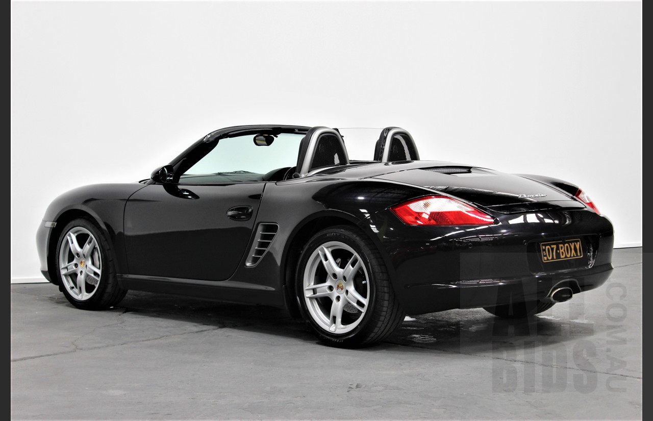 1/2007 Porsche Boxster 987 MY07 2d Roadster Basalt Black 2.7L