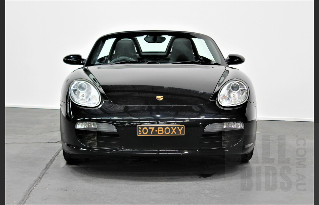 1/2007 Porsche Boxster 987 MY07 2d Roadster Basalt Black 2.7L