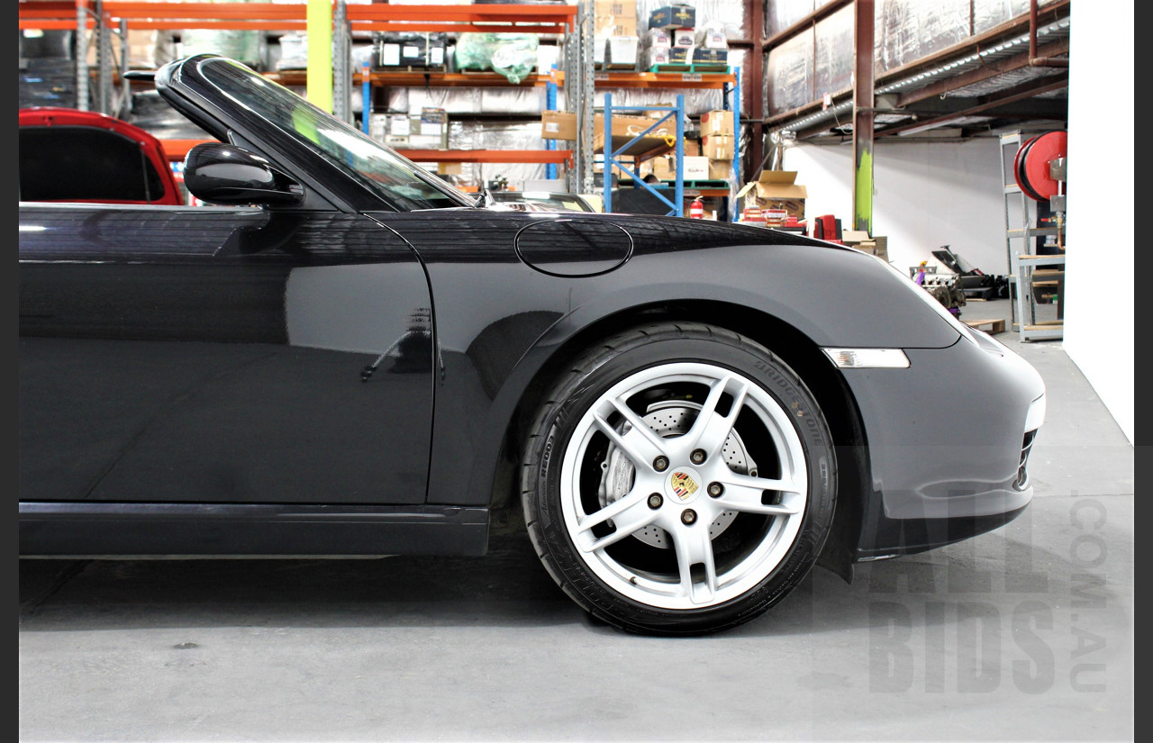 1/2007 Porsche Boxster 987 MY07 2d Roadster Basalt Black 2.7L