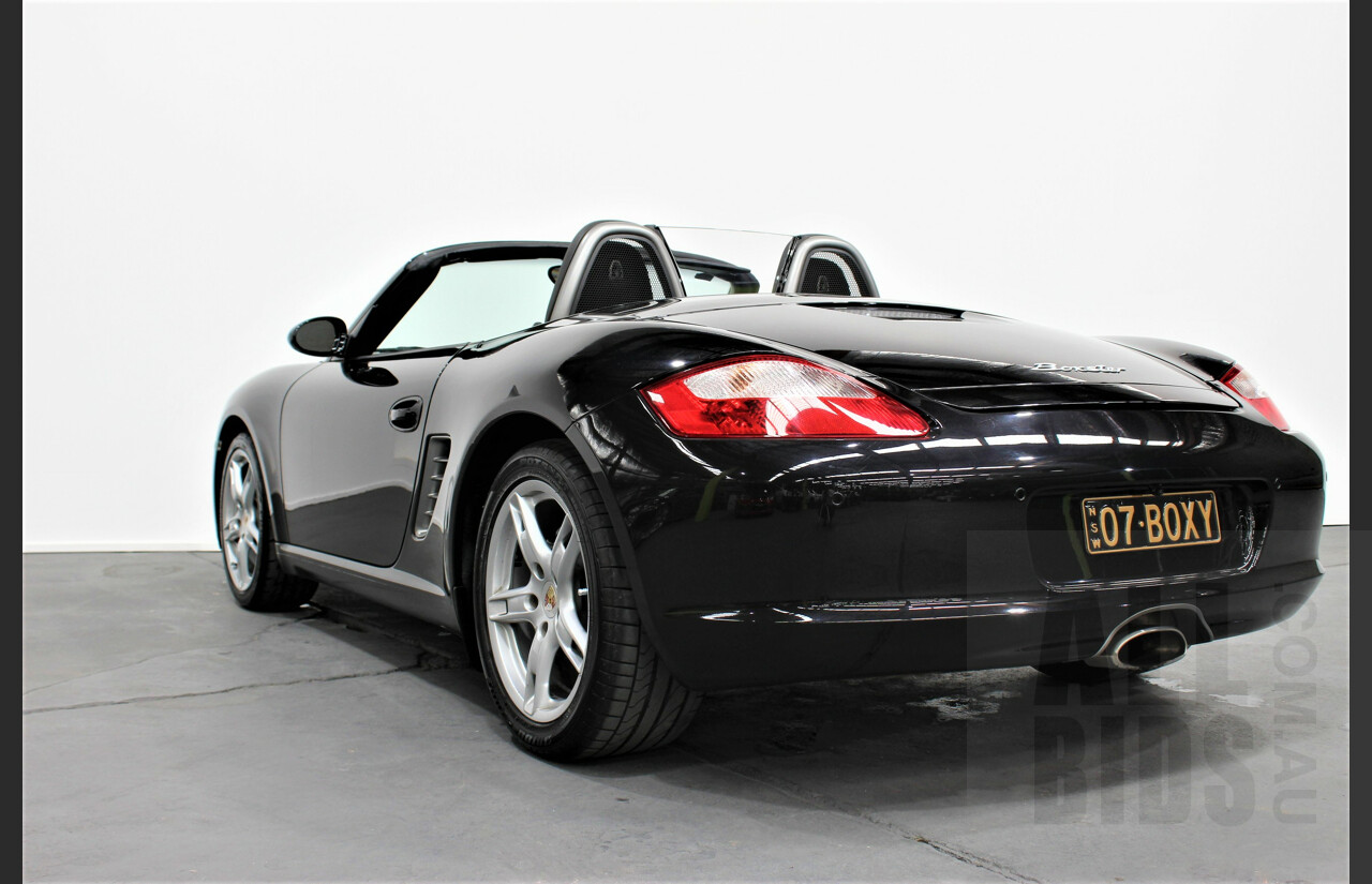 1/2007 Porsche Boxster 987 MY07 2d Roadster Basalt Black 2.7L