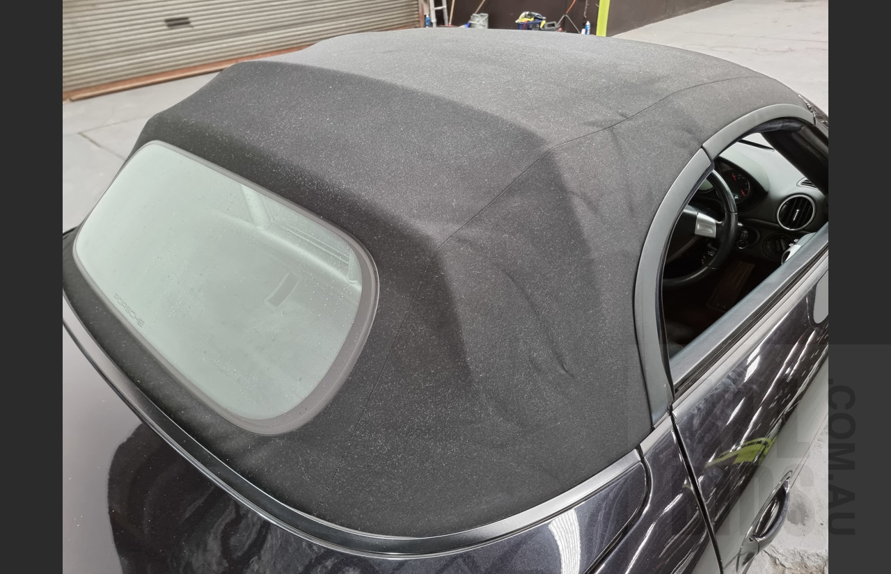 1/2007 Porsche Boxster 987 MY07 2d Roadster Basalt Black 2.7L