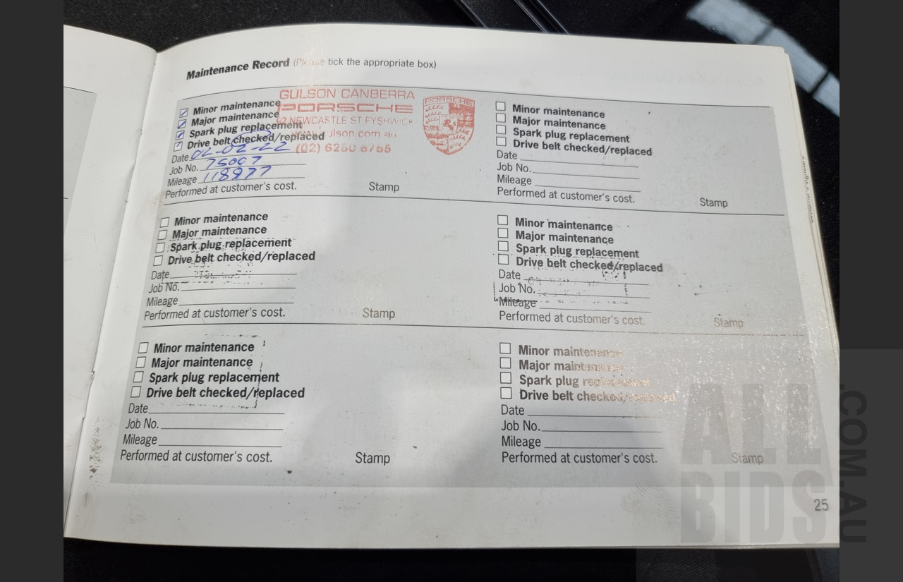 1/2007 Porsche Boxster 987 MY07 2d Roadster Basalt Black 2.7L