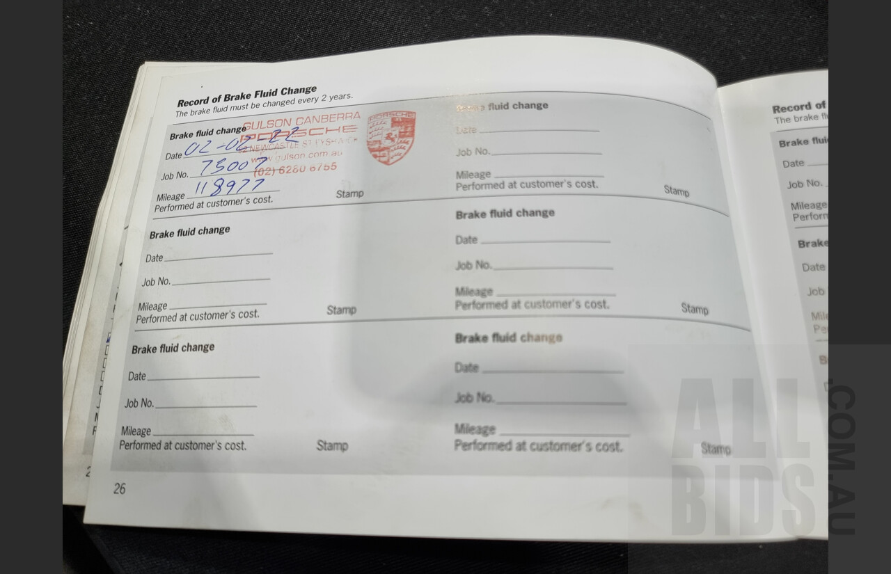 1/2007 Porsche Boxster 987 MY07 2d Roadster Basalt Black 2.7L