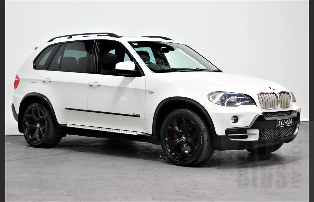 5/2008 Bmw X5 3.0sd E70 4d Wagon White 3.0L Turbo Diesel