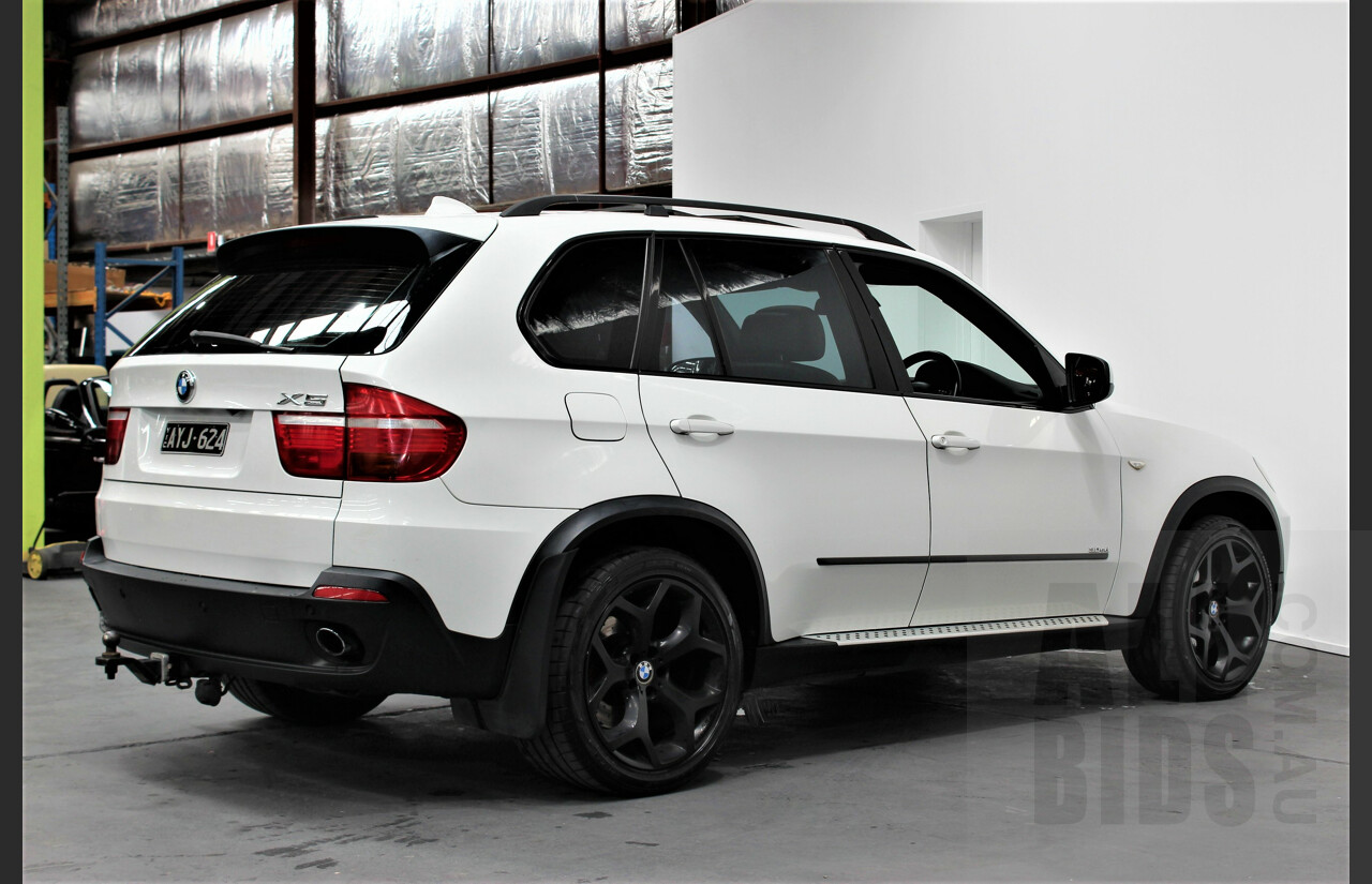 5/2008 Bmw X5 3.0sd E70 4d Wagon White 3.0L Turbo Diesel