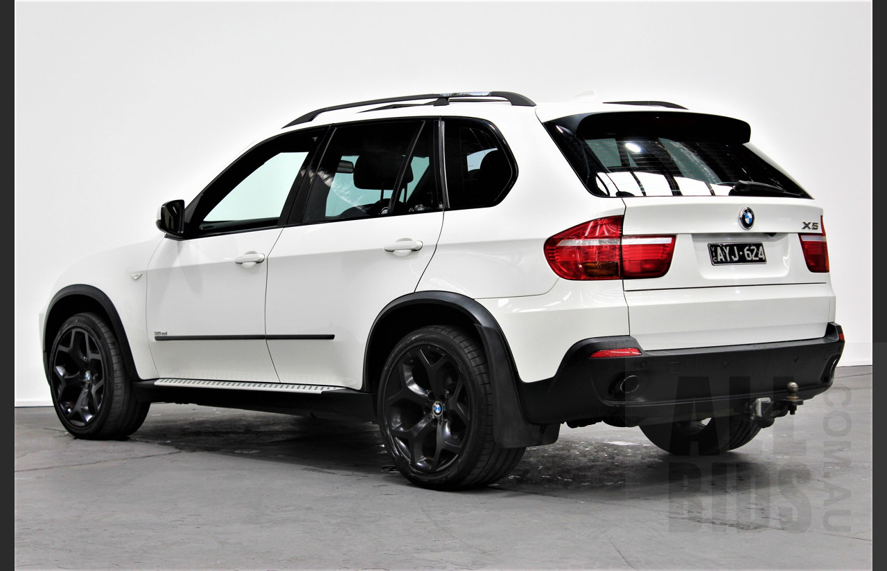 5/2008 Bmw X5 3.0sd E70 4d Wagon White 3.0L Turbo Diesel