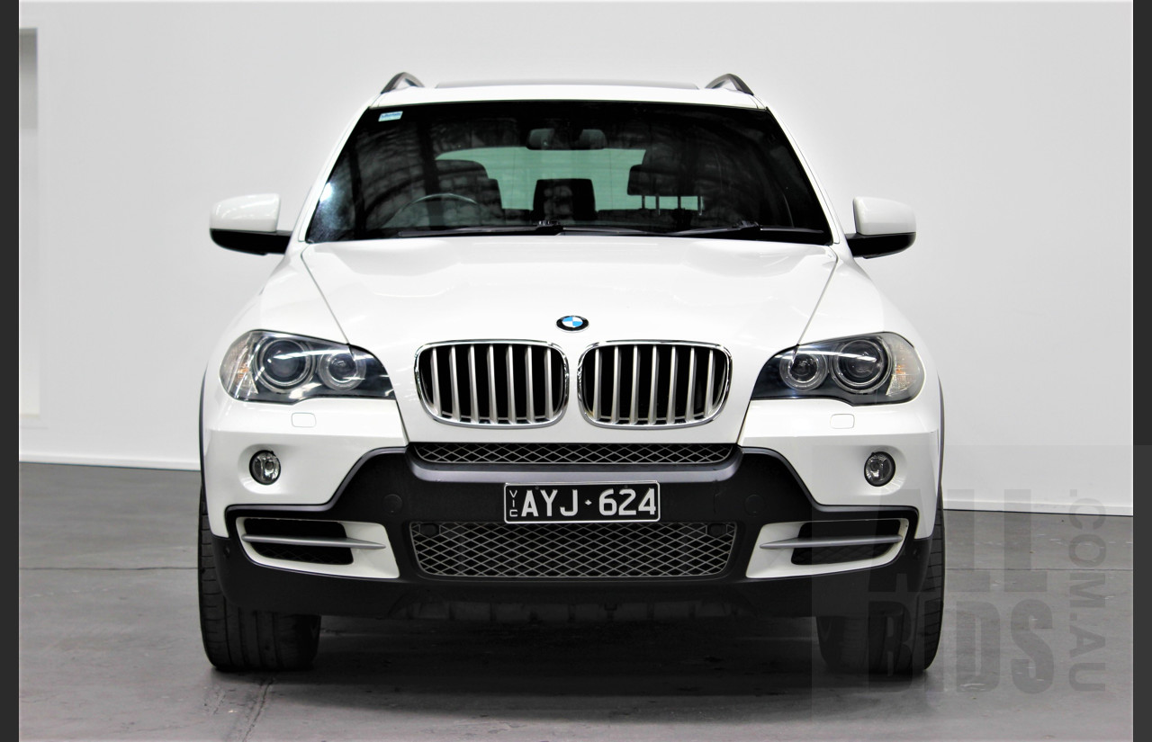 5/2008 Bmw X5 3.0sd E70 4d Wagon White 3.0L Turbo Diesel