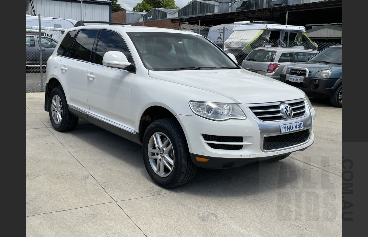 7/2007 Volkswagen Touareg V6 FSI 7L MY07 4d Wagon White 3.6L