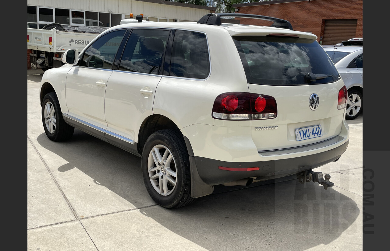 7/2007 Volkswagen Touareg V6 FSI 7L MY07 4d Wagon White 3.6L