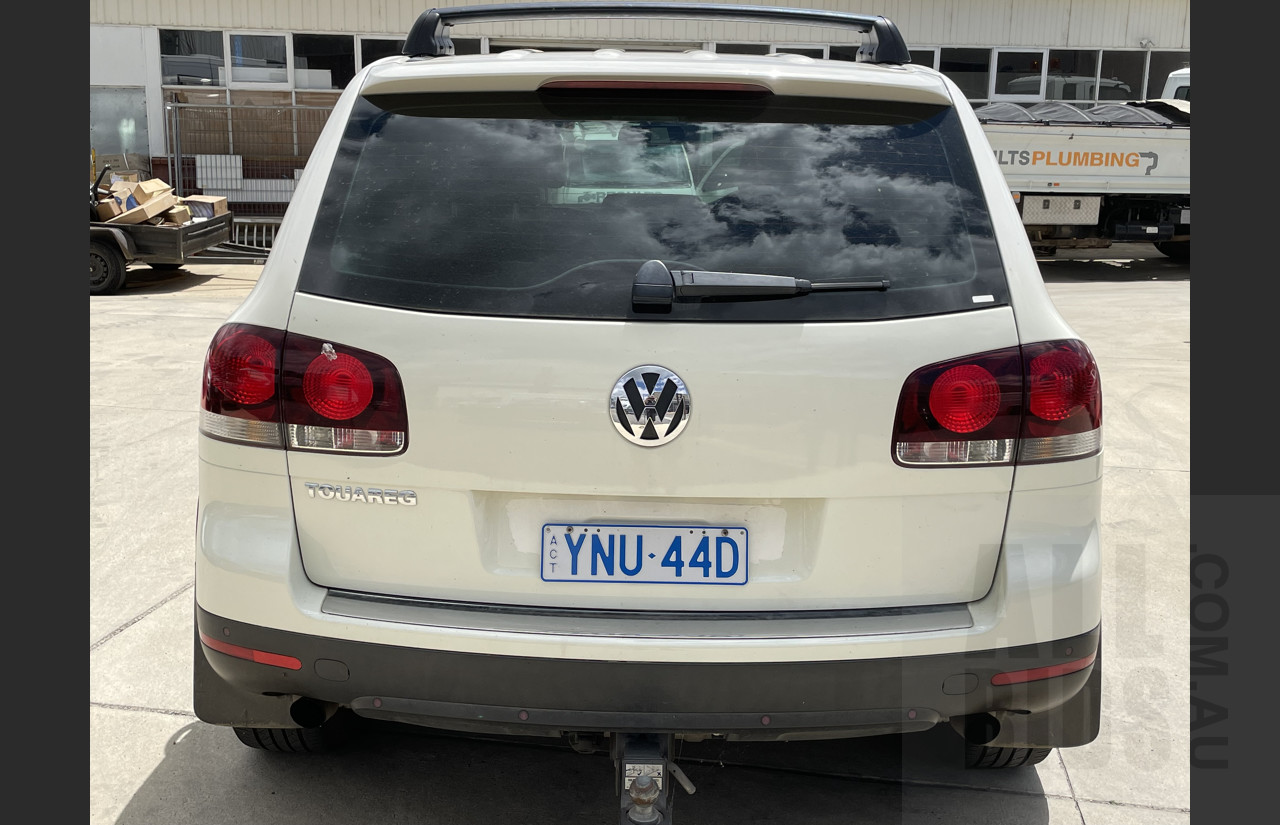 7/2007 Volkswagen Touareg V6 FSI 7L MY07 4d Wagon White 3.6L