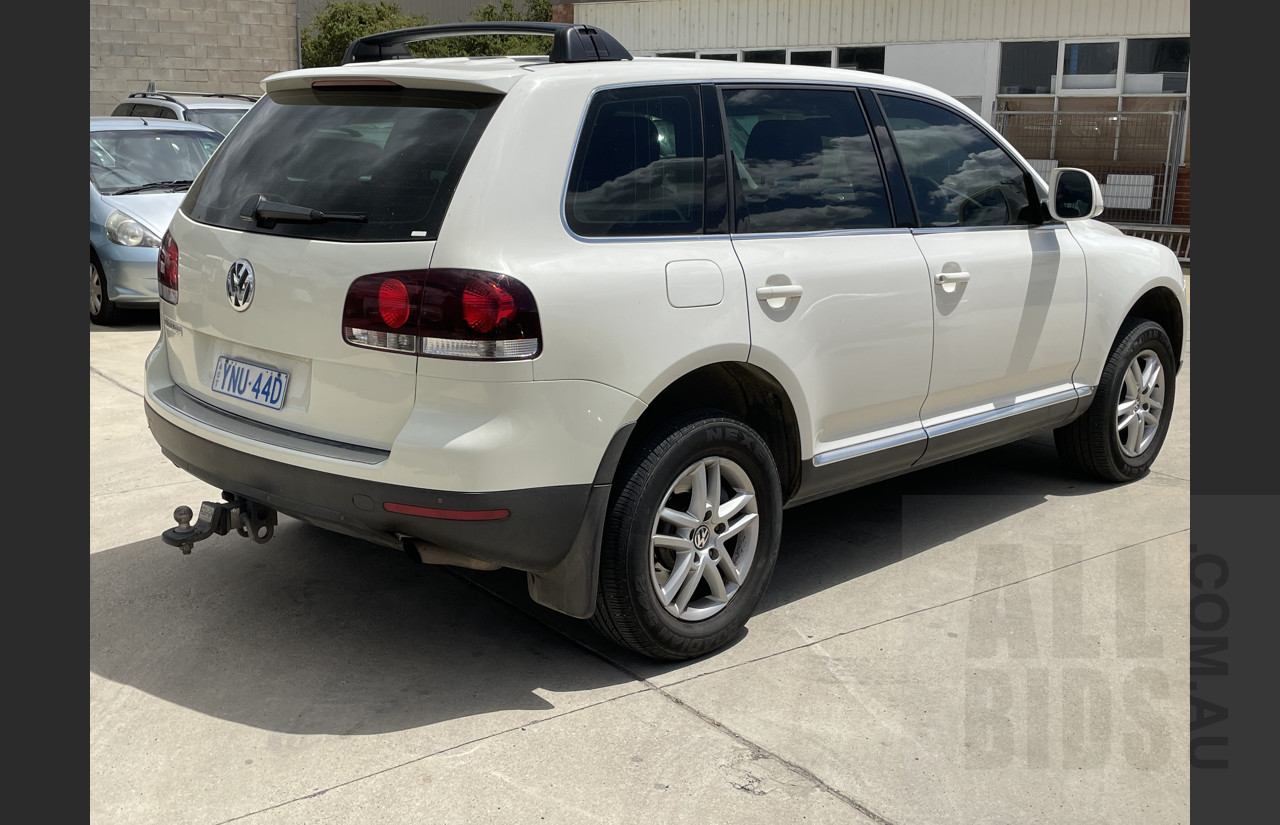 7/2007 Volkswagen Touareg V6 FSI 7L MY07 4d Wagon White 3.6L