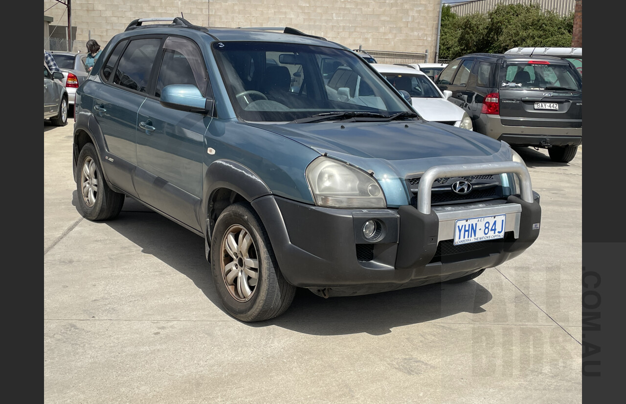 6/2006 Hyundai Tucson Elite 4d Wagon Blue 2.7L