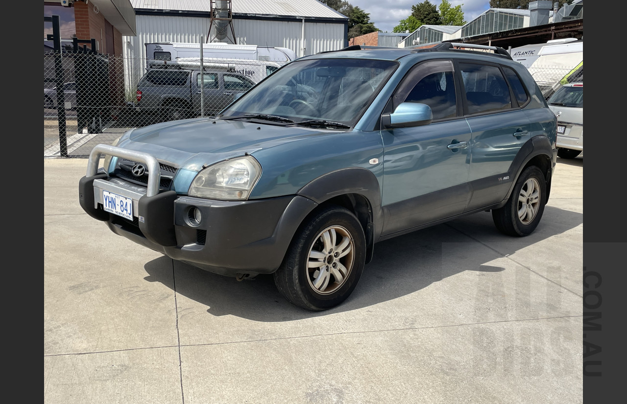 6/2006 Hyundai Tucson Elite 4d Wagon Blue 2.7L