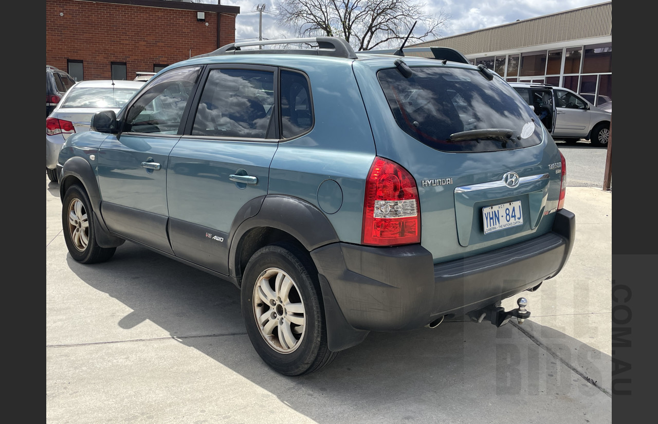 6/2006 Hyundai Tucson Elite 4d Wagon Blue 2.7L