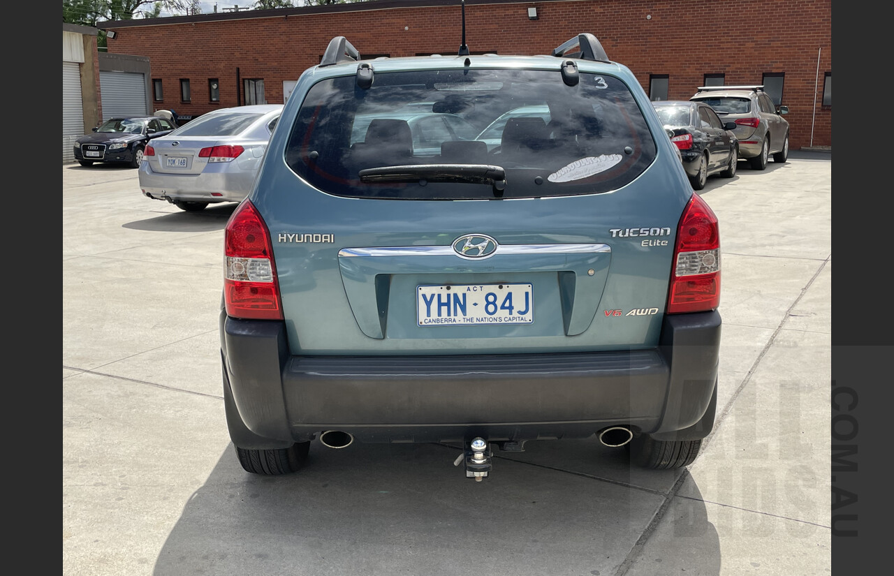 6/2006 Hyundai Tucson Elite 4d Wagon Blue 2.7L