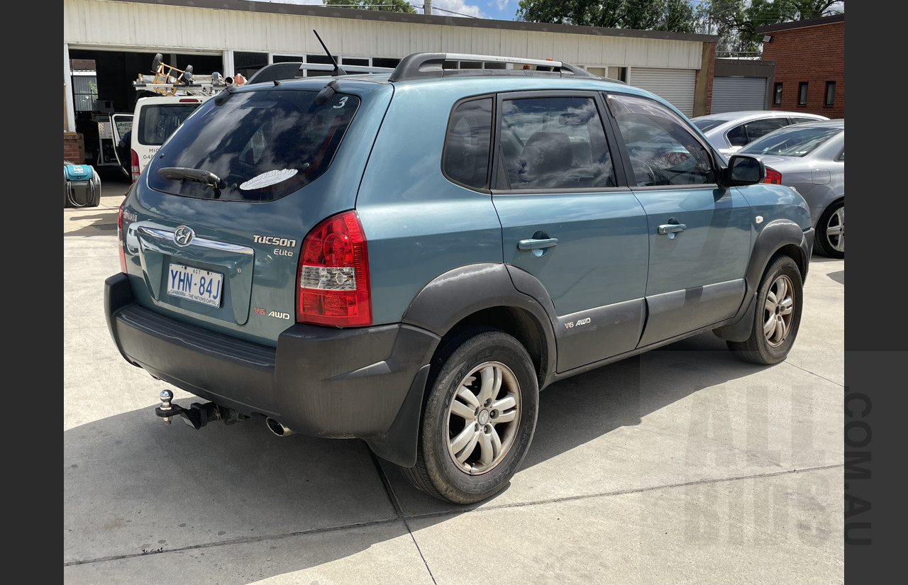 6/2006 Hyundai Tucson Elite 4d Wagon Blue 2.7L