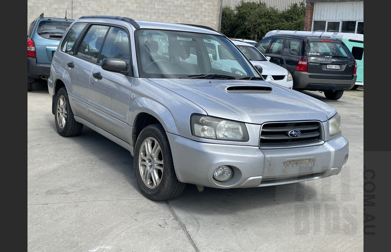 5/2004 Subaru Forester XT MY04 4d Wagon Silver 2.5L