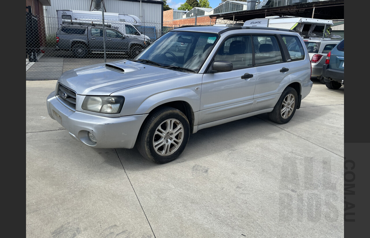 5/2004 Subaru Forester XT MY04 4d Wagon Silver 2.5L