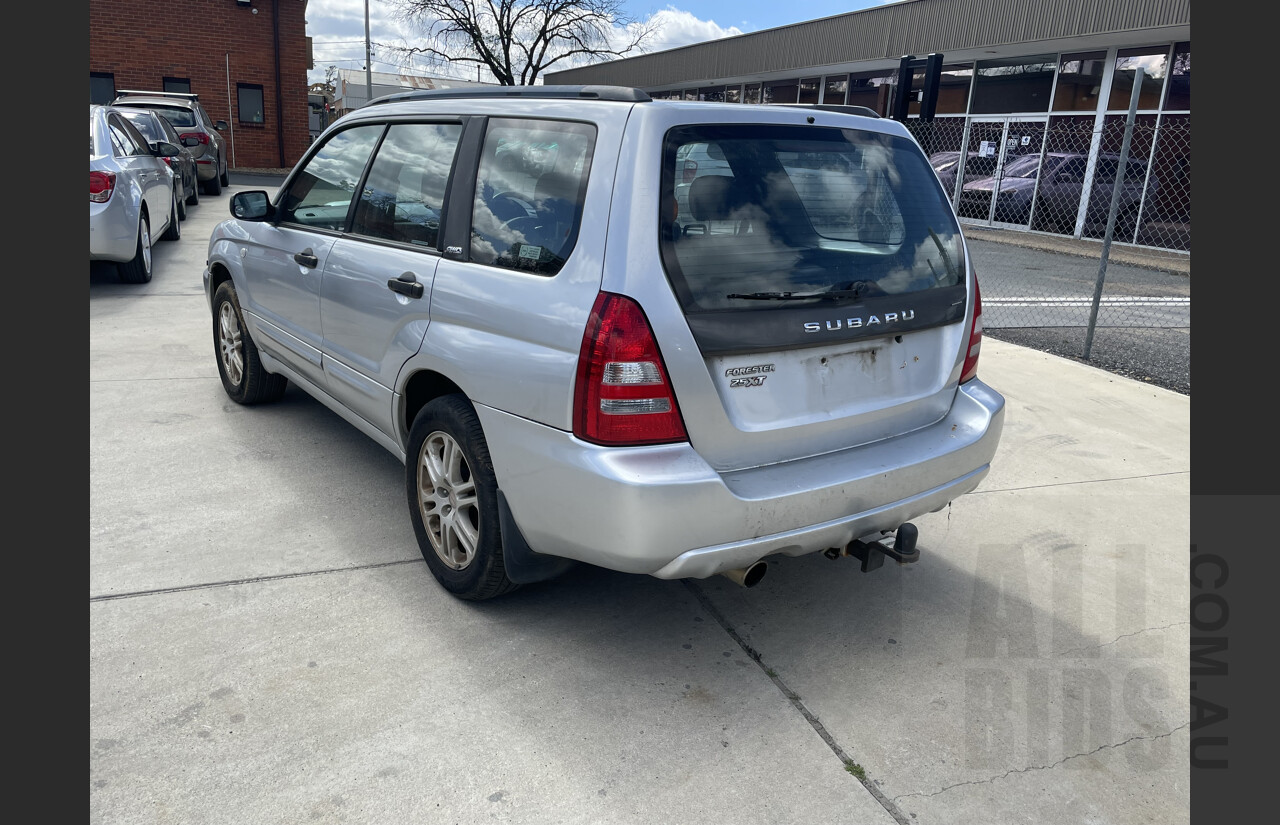 5/2004 Subaru Forester XT MY04 4d Wagon Silver 2.5L