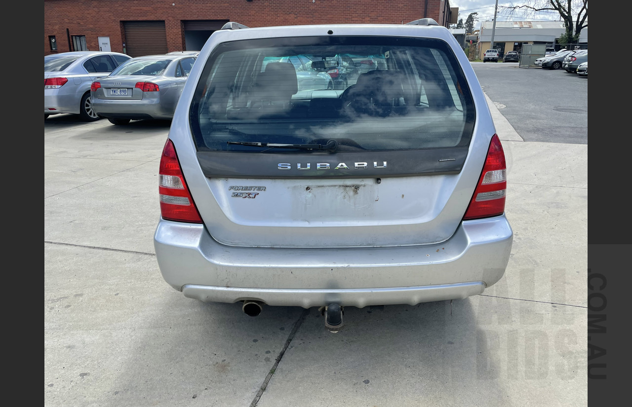 5/2004 Subaru Forester XT MY04 4d Wagon Silver 2.5L