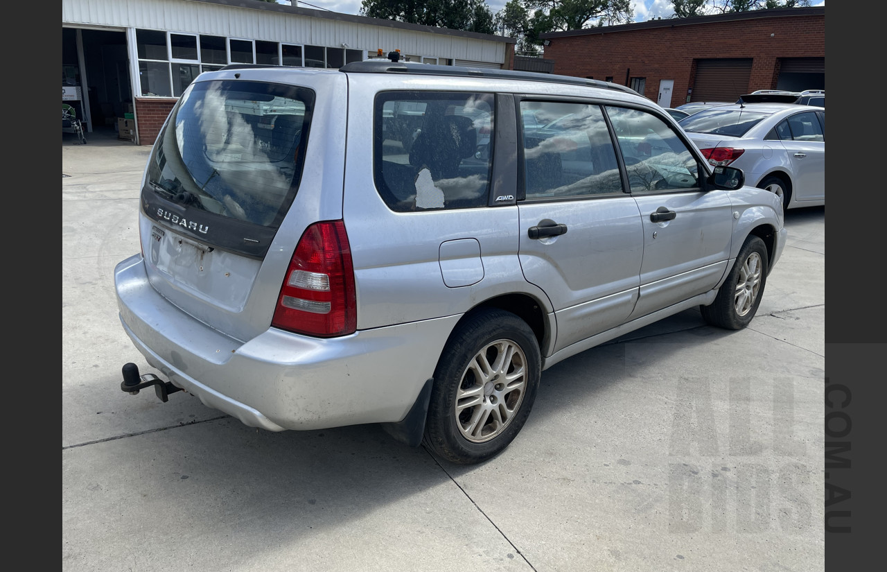 5/2004 Subaru Forester XT MY04 4d Wagon Silver 2.5L