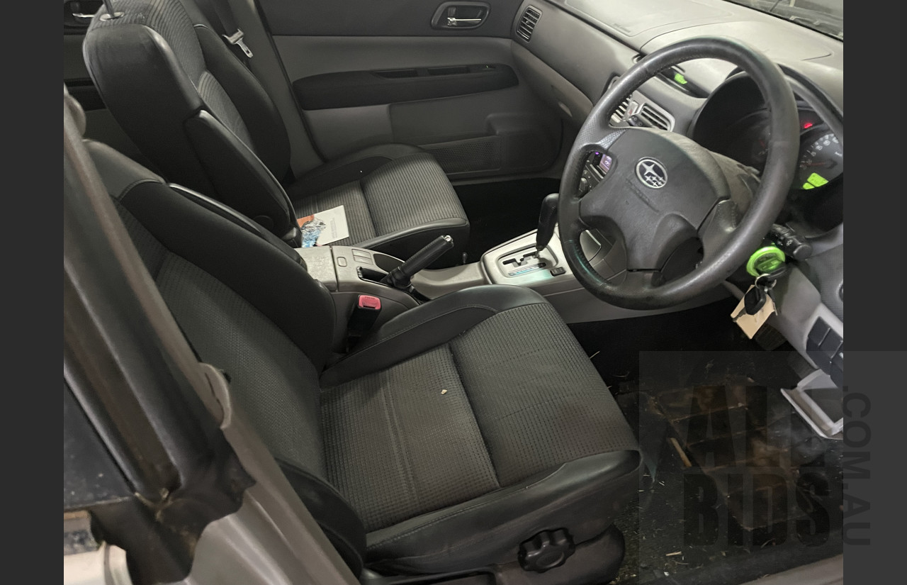 5/2004 Subaru Forester XT MY04 4d Wagon Silver 2.5L