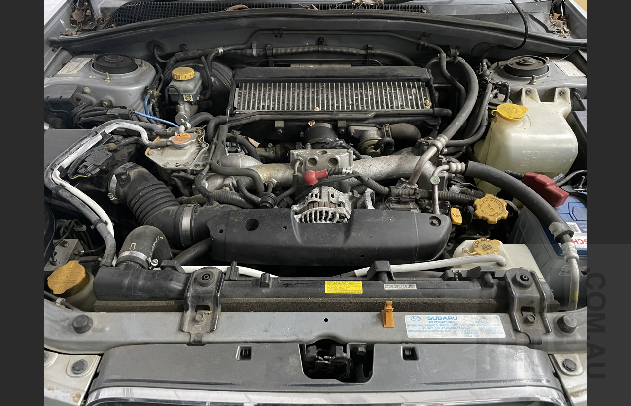 5/2004 Subaru Forester XT MY04 4d Wagon Silver 2.5L