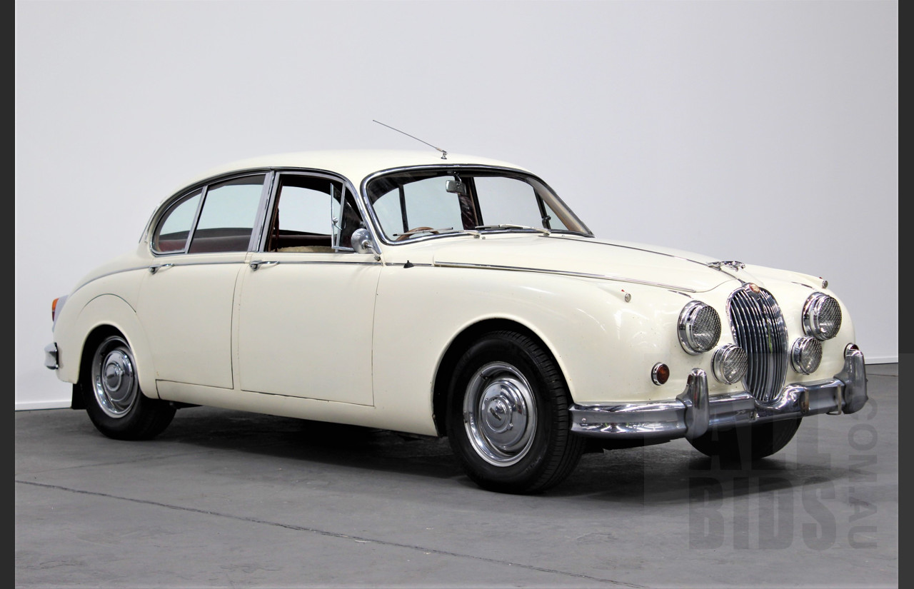 1/1960 Jaguar Mk2 II 2.4L 4d Sedan White 3.8L