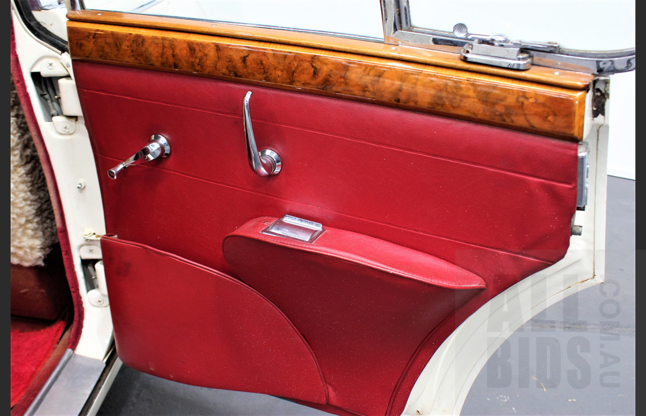 1/1960 Jaguar Mk2 II 2.4L 4d Sedan White 3.8L