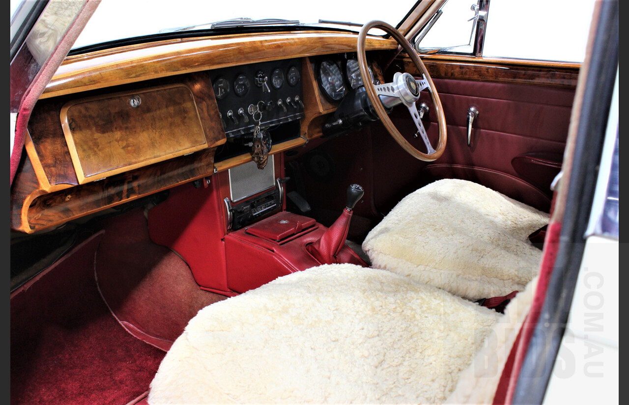 1/1960 Jaguar Mk2 II 2.4L 4d Sedan White 3.8L