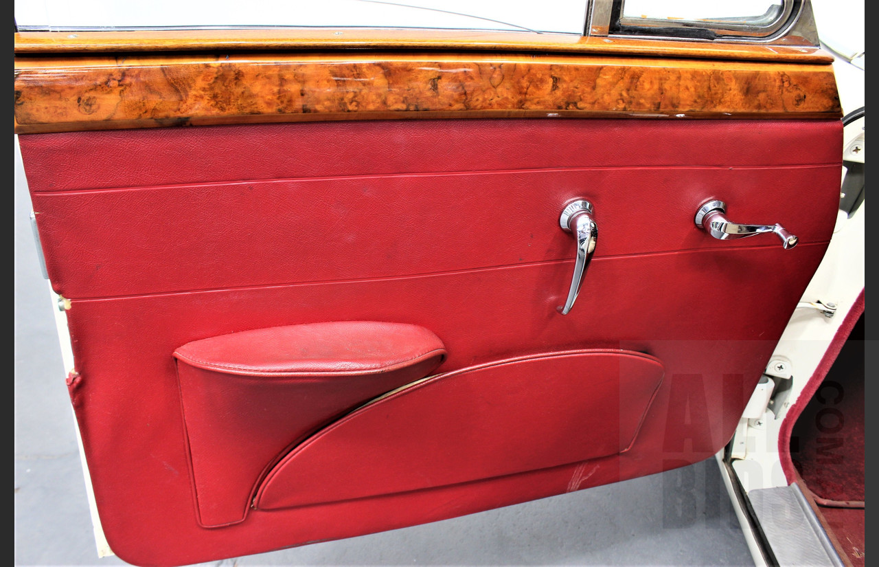 1/1960 Jaguar Mk2 II 2.4L 4d Sedan White 3.8L