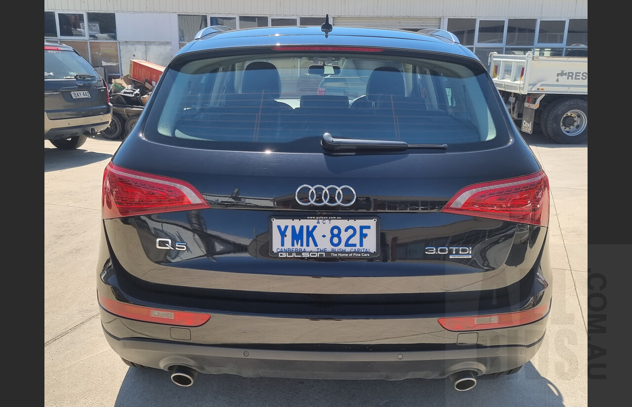 2/2012 Audi Q5 3.0 TDI Quattro 8R MY12 4d Wagon Black 3.0L