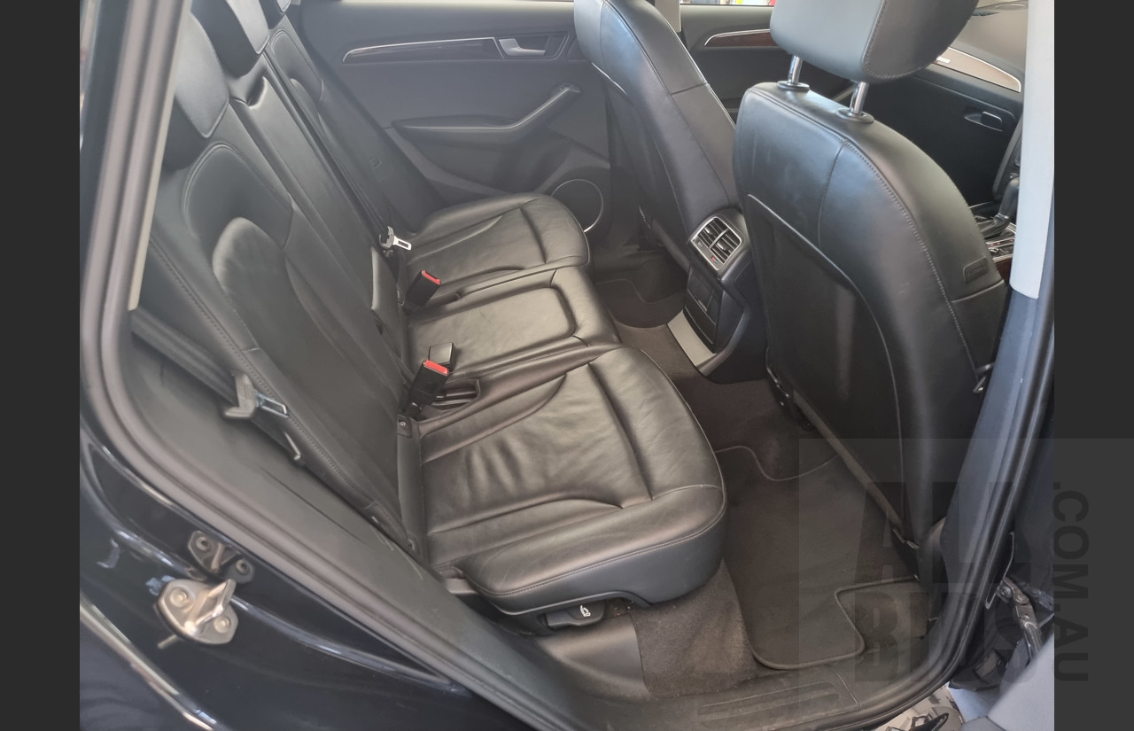 2/2012 Audi Q5 3.0 TDI Quattro 8R MY12 4d Wagon Black 3.0L