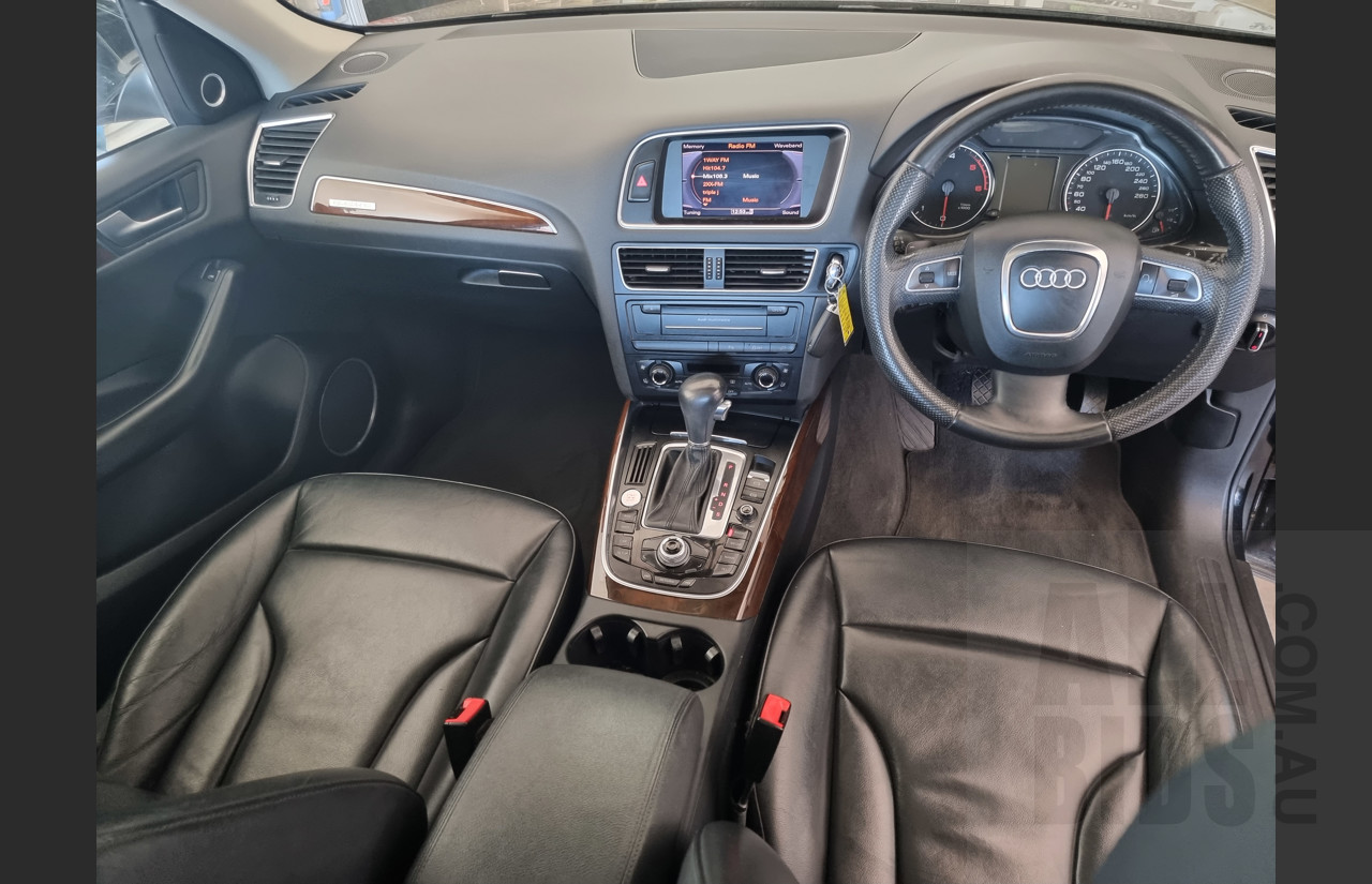 2/2012 Audi Q5 3.0 TDI Quattro 8R MY12 4d Wagon Black 3.0L