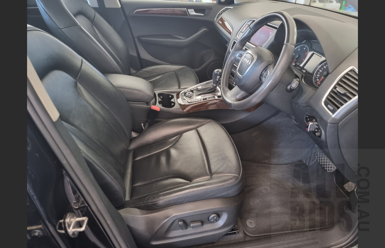2/2012 Audi Q5 3.0 TDI Quattro 8R MY12 4d Wagon Black 3.0L