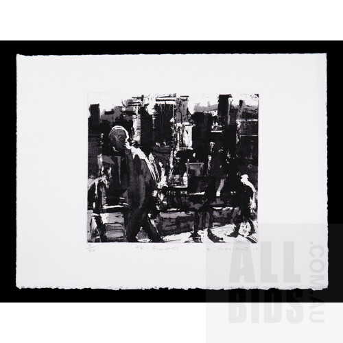 The Painters' Journey: Hong Kong, China' 2014, Two Etching & Aquatints by Peter Godwin (born 1953) & Euan Macleod (born 1956), each 18 x 22 cm (image size) (2)