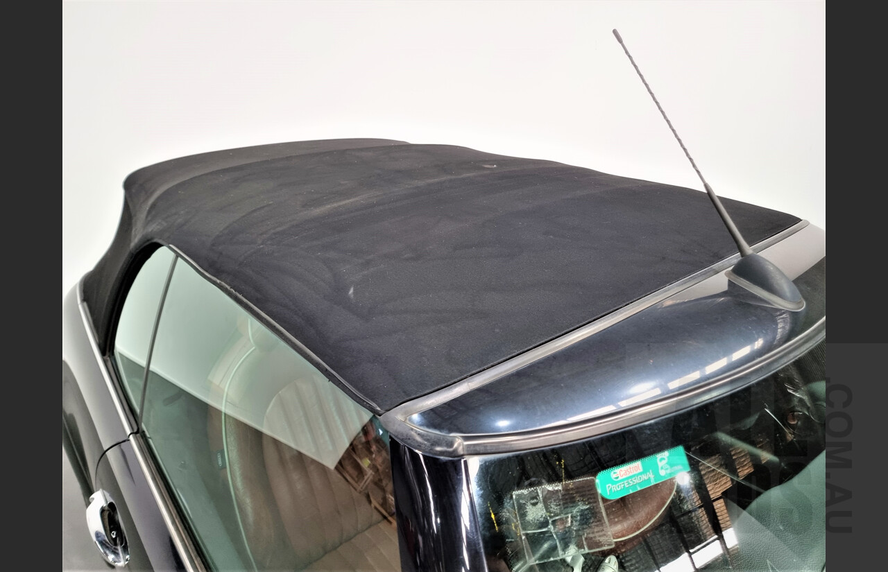 10/2007 Mini Cooper Cabrio Sidewalk R52 2d Cabriolet Black 1.6L