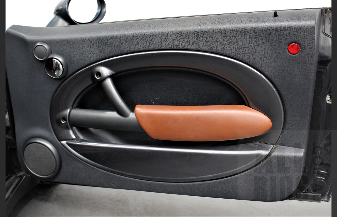 10/2007 Mini Cooper Cabrio Sidewalk R52 2d Cabriolet Black 1.6L