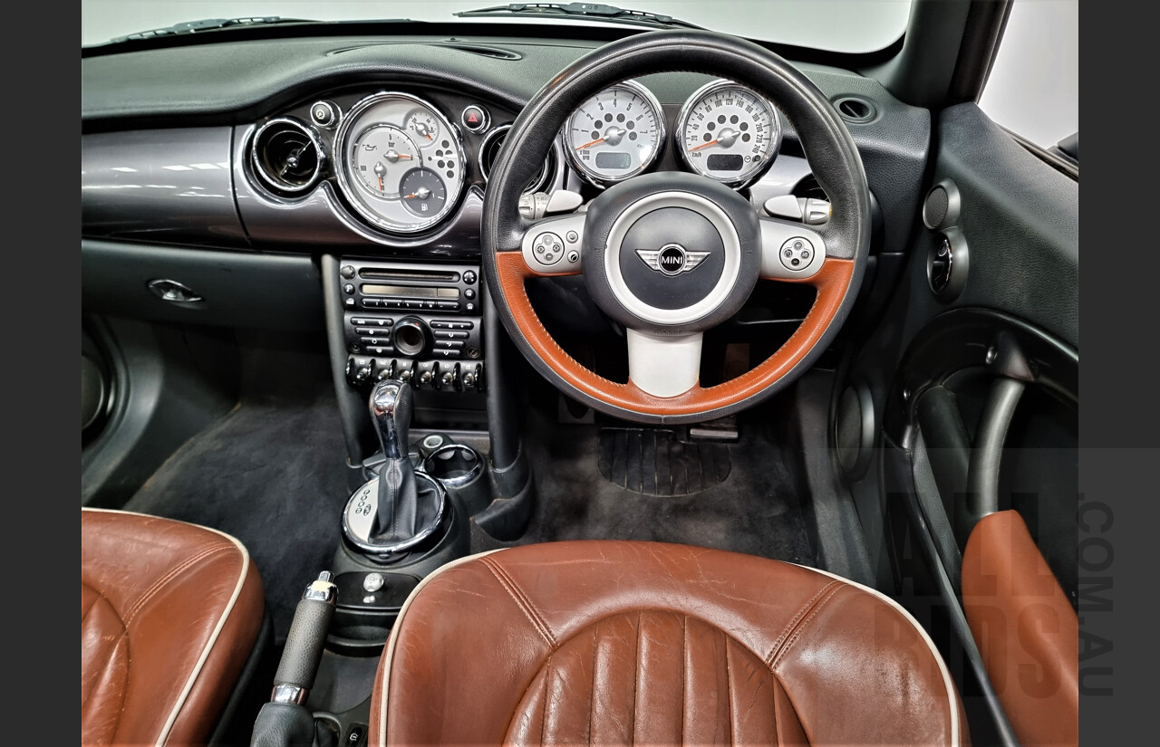 10/2007 Mini Cooper Cabrio Sidewalk R52 2d Cabriolet Black 1.6L