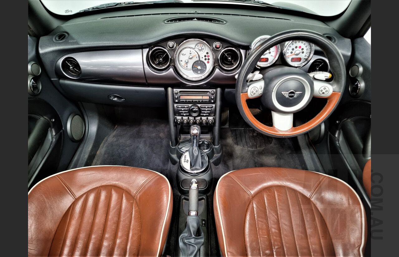 10/2007 Mini Cooper Cabrio Sidewalk R52 2d Cabriolet Black 1.6L