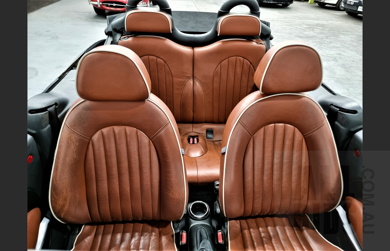 10/2007 Mini Cooper Cabrio Sidewalk R52 2d Cabriolet Black 1.6L