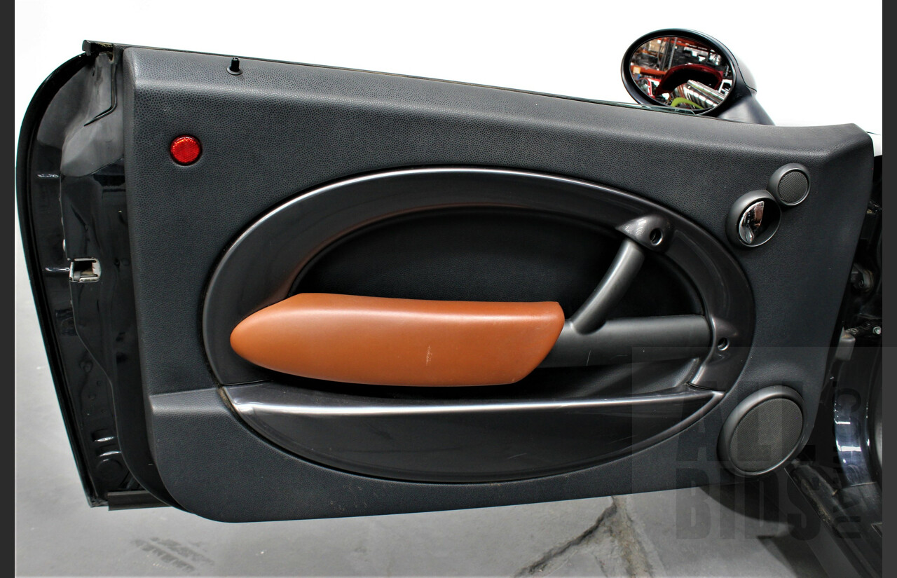 10/2007 Mini Cooper Cabrio Sidewalk R52 2d Cabriolet Black 1.6L