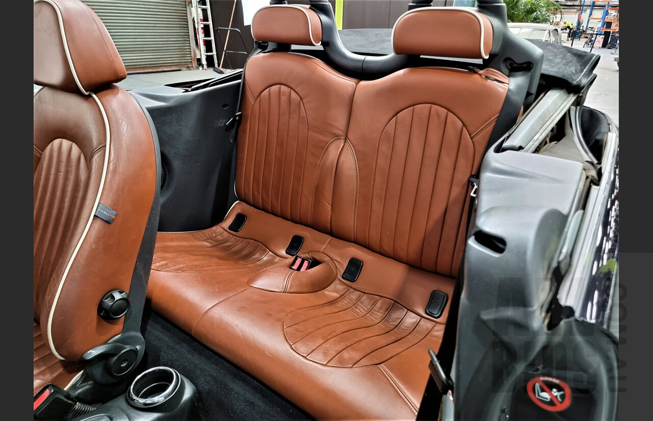 10/2007 Mini Cooper Cabrio Sidewalk R52 2d Cabriolet Black 1.6L