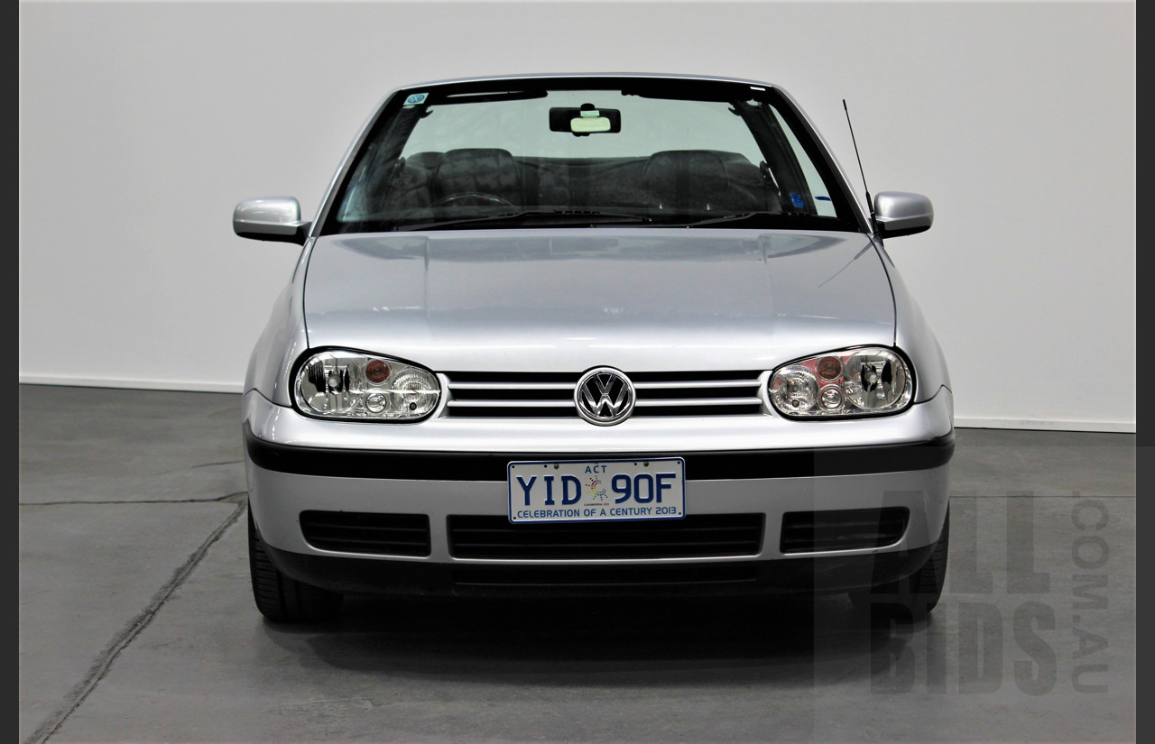 9/2002 Volkswagen Golf GL 2d Cabriolet Silver 2.0L