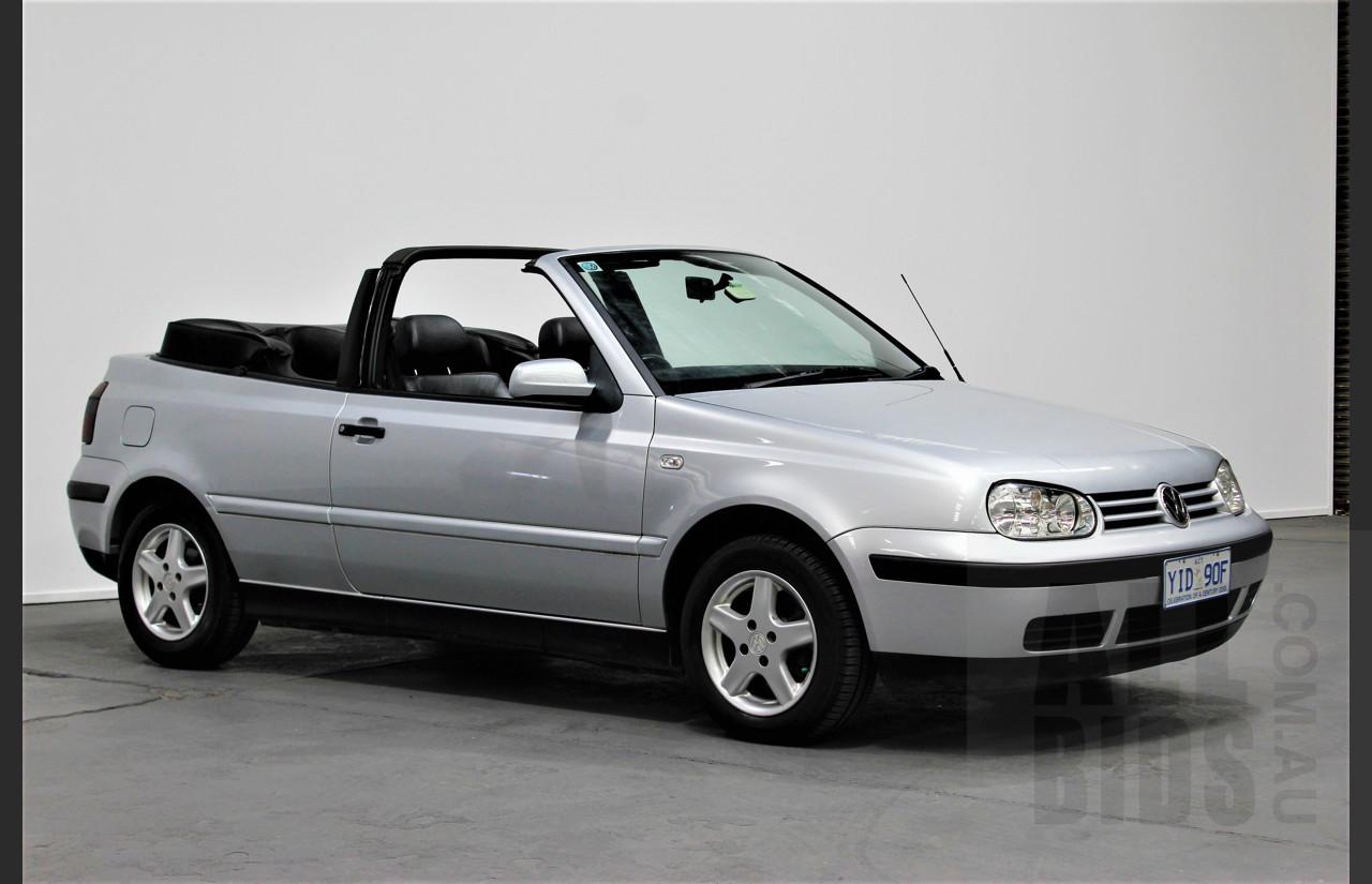 9/2002 Volkswagen Golf GL 2d Cabriolet Silver 2.0L
