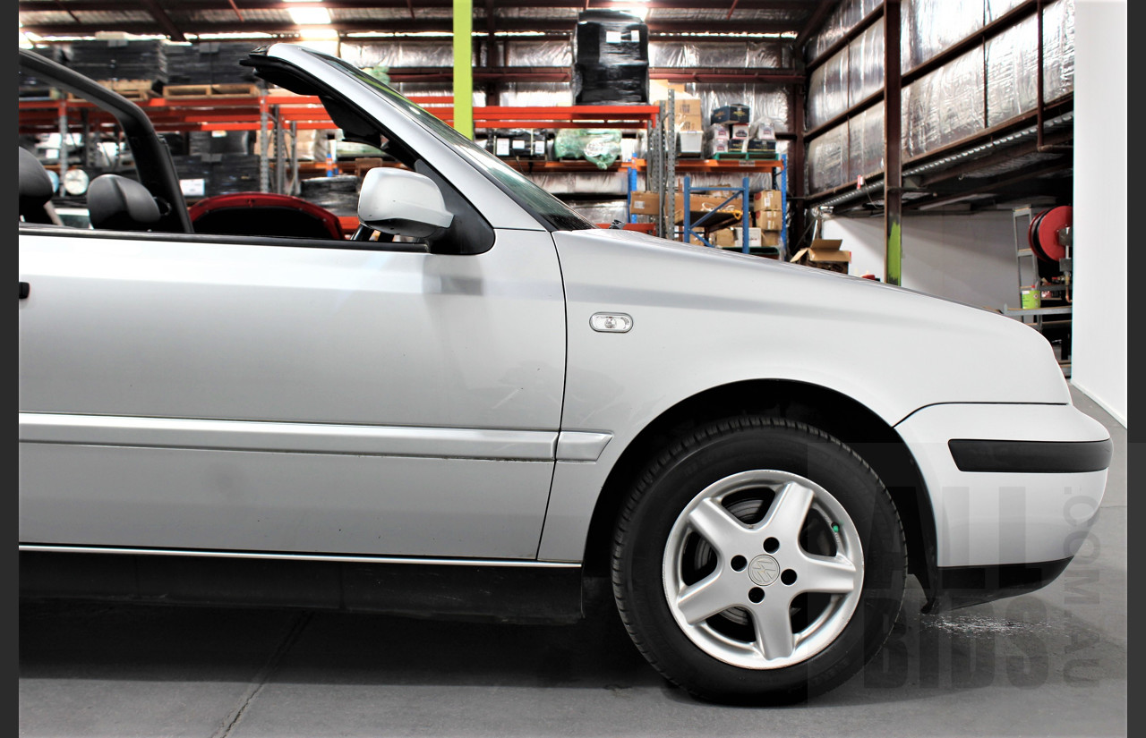 9/2002 Volkswagen Golf GL 2d Cabriolet Silver 2.0L