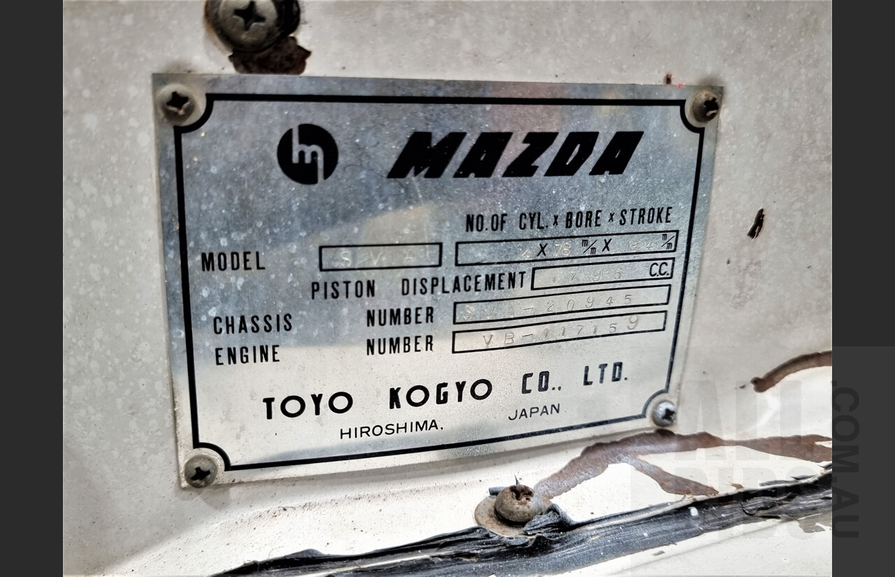 1/1969 Mazda 1800 4d Sedan White 1.8L